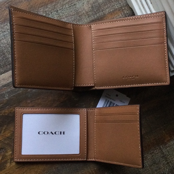 Coach 3 In 1 Wallet In Rainbow Signature Canvas - Picture 2 of 8
